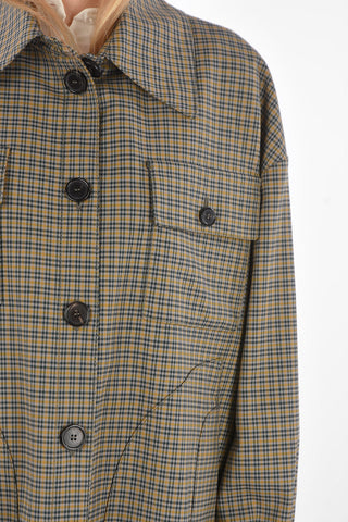 Vigirgin Wool Tartan Coat