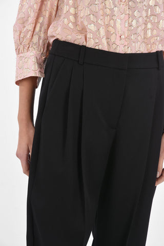 Regular Pants with 2 Pinces and Hidden Fastening