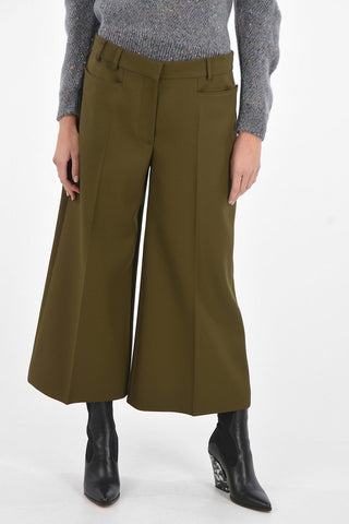 2 Pockets Gaucho Pants with Belt Loops