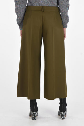 2 Pockets Gaucho Pants with Belt Loops