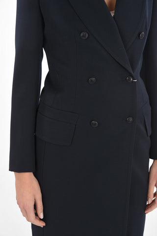 Blazer Lungo Doppiopetto ZUCCA con Tasche ad Aletta