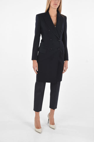 Blazer Lungo Doppiopetto ZUCCA con Tasche ad Aletta