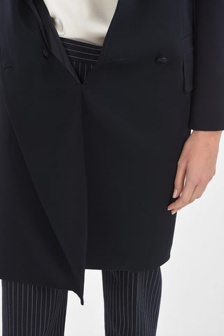 Blazer Lungo Doppiopetto ZUCCA con Tasche ad Aletta