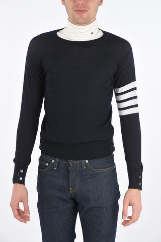 Merino wool crew-neck sweater