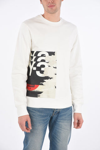ADIDAS Printed Crew-Neck Sweatshirt