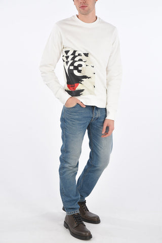 ADIDAS Printed Crew-Neck Sweatshirt