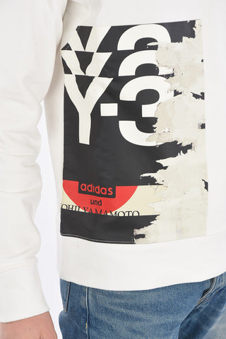 ADIDAS Printed Crew-Neck Sweatshirt