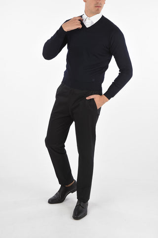 Wool V Neck Sweater