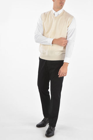 CC BROTHERS Gilet in Cashmere con Collo a V