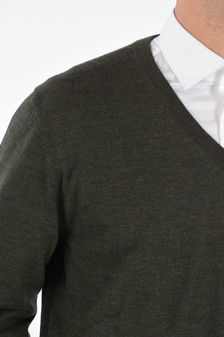 Maglia Collo a V in Lana