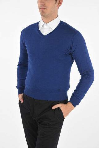 Wool V Neck Sweater