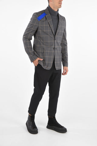 District Check 2 Button KELLY 2 Blazer with Collar