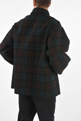 Cappotto Doppiopetto District Check 