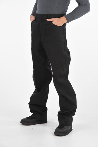 Pantaloni in Cotone con Martingala
