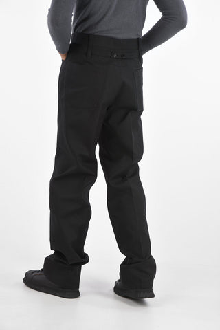Pantaloni in Cotone con Martingala