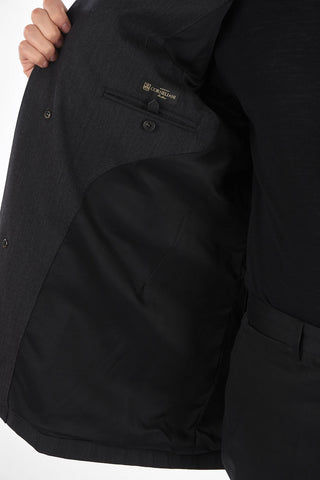 Single-breasted Wool Coat with Hidden Buttoning