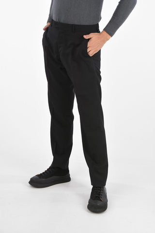 Virgin Wool LITHIUM Pants with Visible Side Sewing