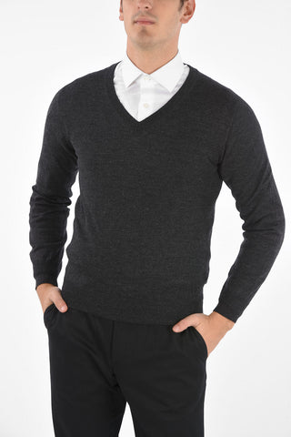 Wool V Neck Sweater