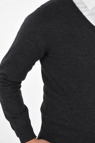 Wool V Neck Sweater