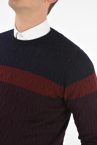 Cable Knit Crewneck Sweater