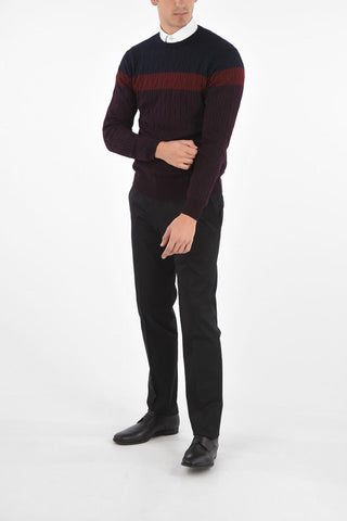 Cable Knit Crewneck Sweater