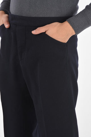 Virgin Wool Wide Leg Pants