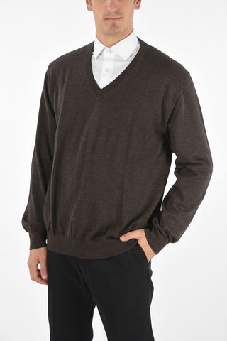 Wool V Neck Sweater