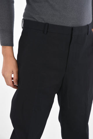 Mid Rise Cotton Pants
