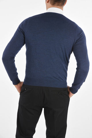 Maglia Collo a V in Lana