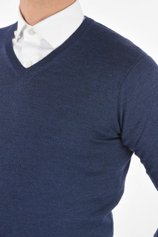 Maglia Collo a V in Lana