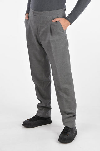 Pantaloni ad 1 Pince TBACY con Tasche ad Aletta