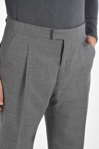 Pantaloni ad 1 Pince TBACY con Tasche ad Aletta
