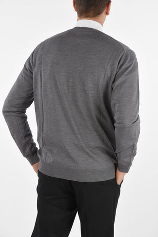 Maglia Collo a V in Lana