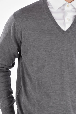 Maglia Collo a V in Lana