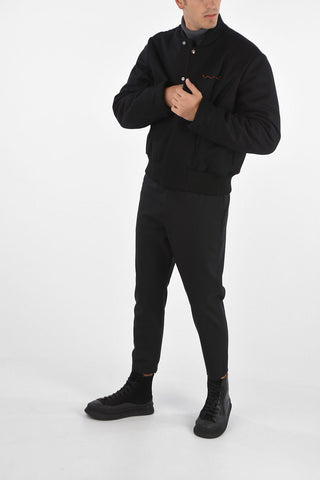 Wool and Cashmere SPECTOR Bomber Jacket