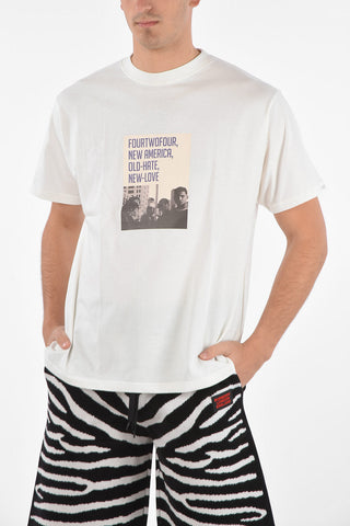 printed crew-neck t-shirt