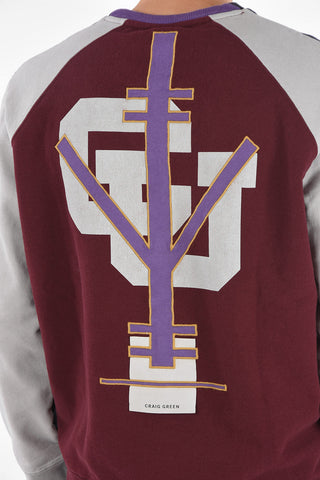 CRAIG GREEN Embroidered Crew-neck Sweatshirt