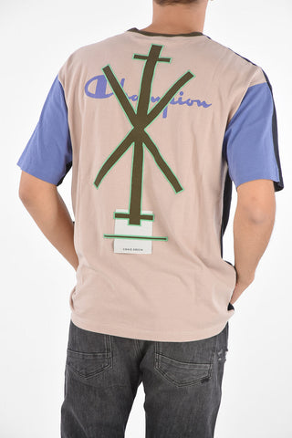 CRAIG GREEN embroidered crew-neck t-shirt