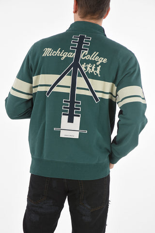 CRAIG GREEN felpa mock con zip