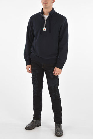 CRAIG GREEN felpa mock con zip