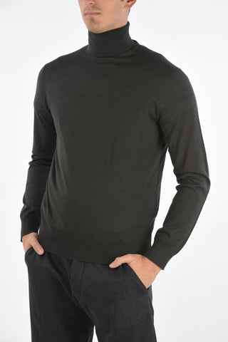 EZ LUXURY cashmere and silk turtle-neck sweater