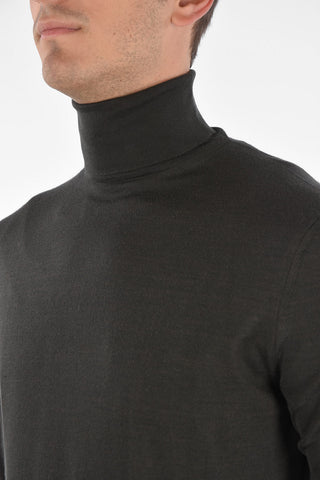 EZ LUXURY cashmere and silk turtle-neck sweater