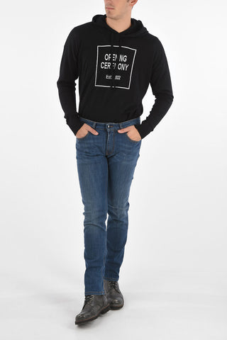 18cm Mid-rise waist straight fit jeans