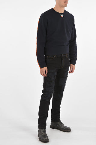 distressed jeans a vita regolare 17cm