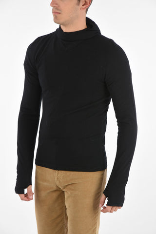 cashmere blend hooded sweater