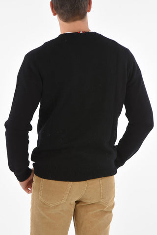 wool and cashmere crew-neck sweater