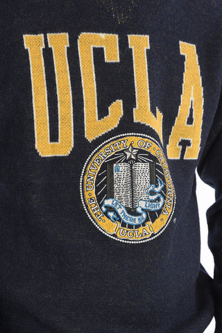 embroidered crew-neck sweater