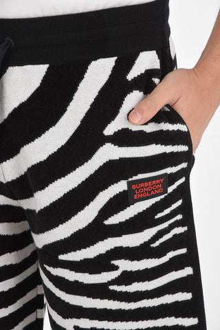 bermuda JANSON stampa zebra in maglia