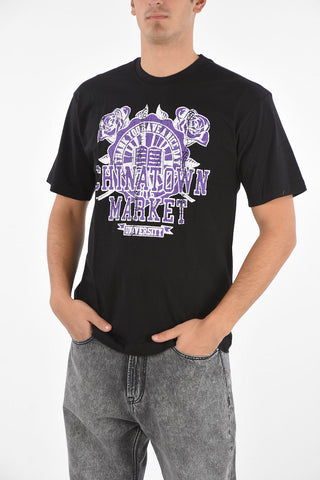 printed crew-neck t-shirt