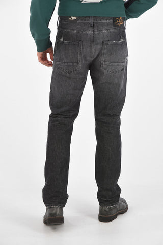 20cm Mid-rise waist ESPRIT cropped jeans